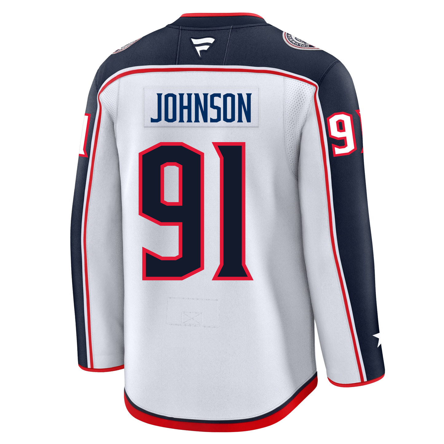 Kent Johnson Columbus Blue Jackets Fanatics Premium Away Jersey