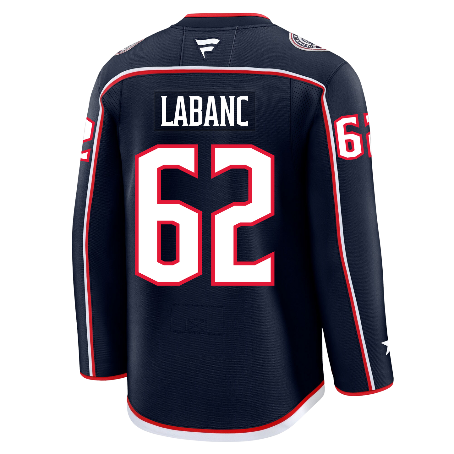 Kevin Labanc Columbus Blue Jackets Fanatics Premium Home Jersey