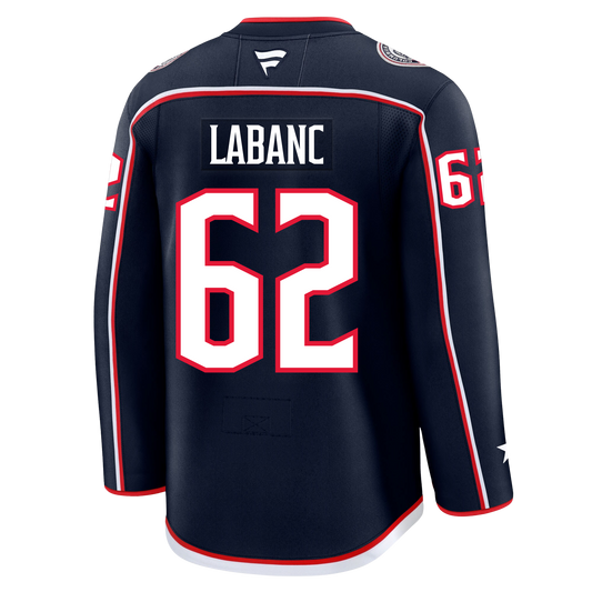 Kevin Labanc Columbus Blue Jackets Fanatics Premium Home Jersey