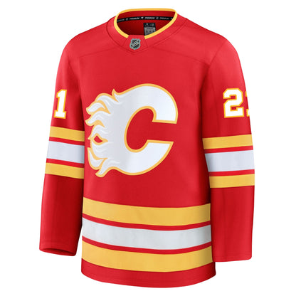 Kevin Rooney Calgary Flames Fanatics Premium Home Jersey