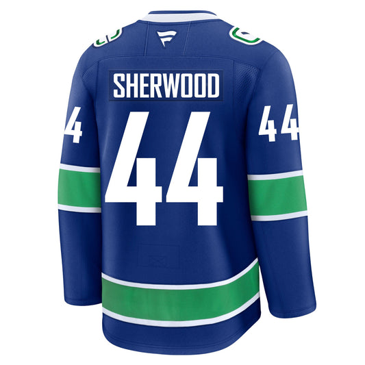 Kiefer Sherwood Vancouver Canucks Fanatics Premium Home Jersey