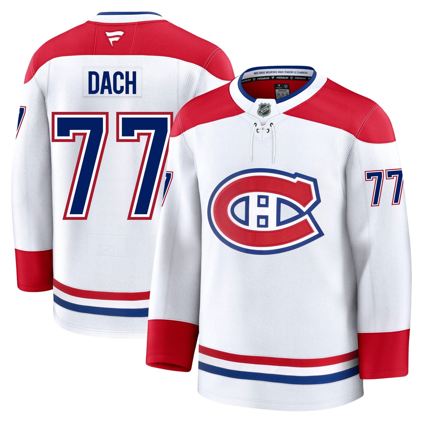Kirby Dach Montreal Canadiens Fanatics Premium Away Jersey