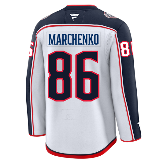 Kirill Marchenko Columbus Blue Jackets Fanatics Premium Away Jersey