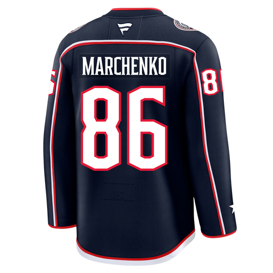 Kirill Marchenko Columbus Blue Jackets Fanatics Premium Home Jersey