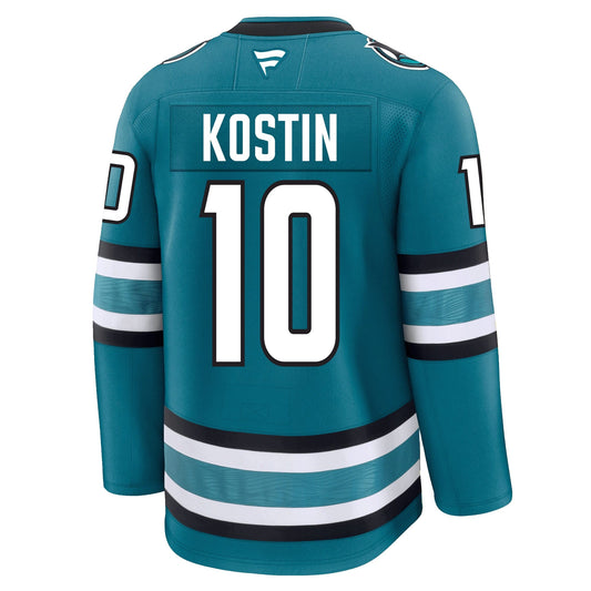 Klim Kostin San Jose Sharks Fanatics Premium Home Jersey