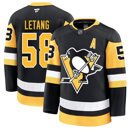 Kris Letang Pittsburgh Penguins Fanatics Premium Home Jersey