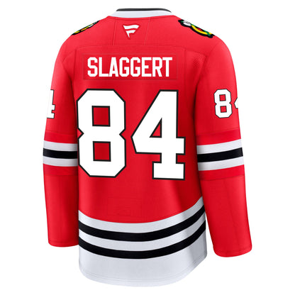 Landon Slaggert Chicago Blackhawks Fanatics Premium Home Jersey
