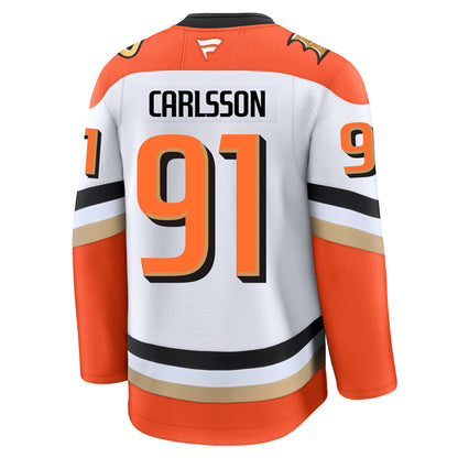 Leo Carlsson Anaheim Ducks Fanatics Premium Away Jersey