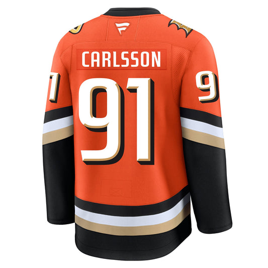 Leo Carlsson Anaheim Ducks Fanatics Premium Home Jersey