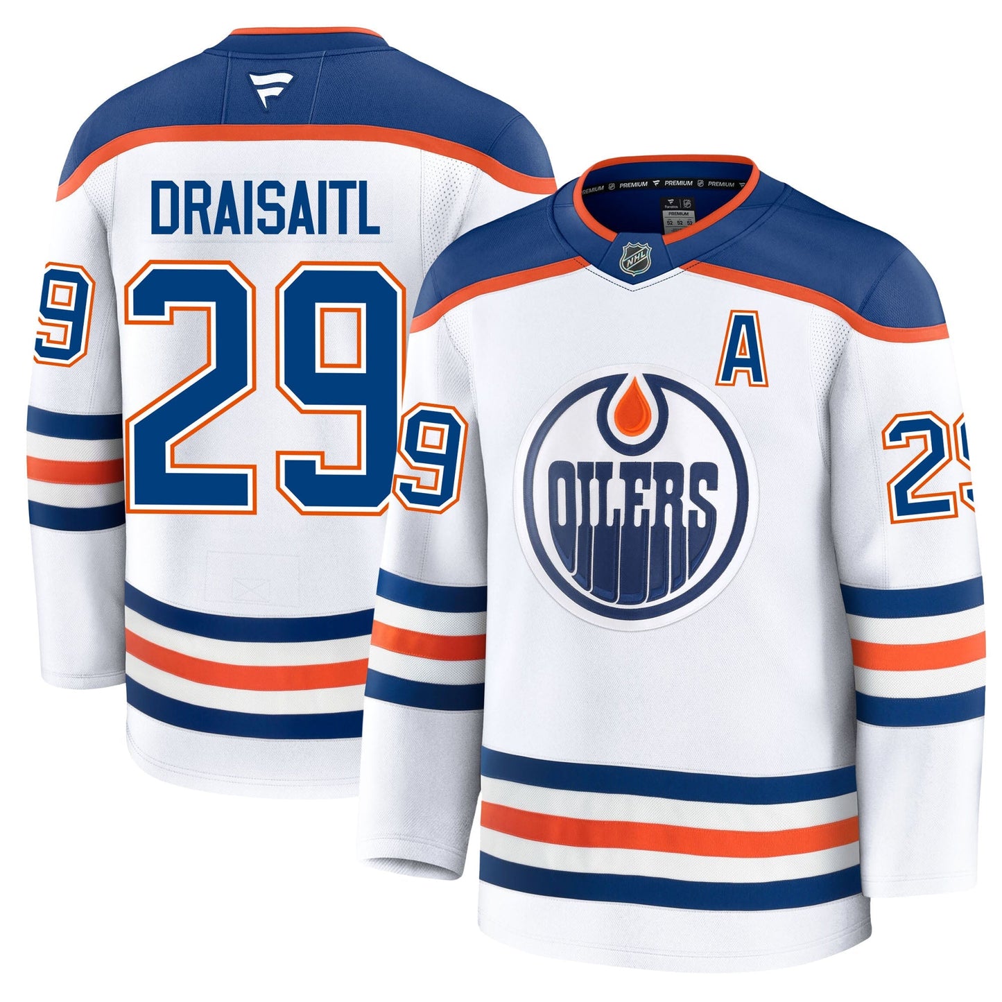 Leon Draisaitl Edmonton Oilers Fanatics Premium Away Jersey