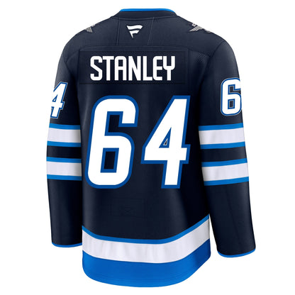 Logan Stanley Winnipeg Jets Fanatics Premium Home Jersey