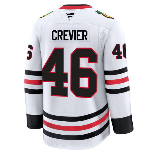 Louis Crevier Chicago Blackhawks Fanatics Premium Away Jersey