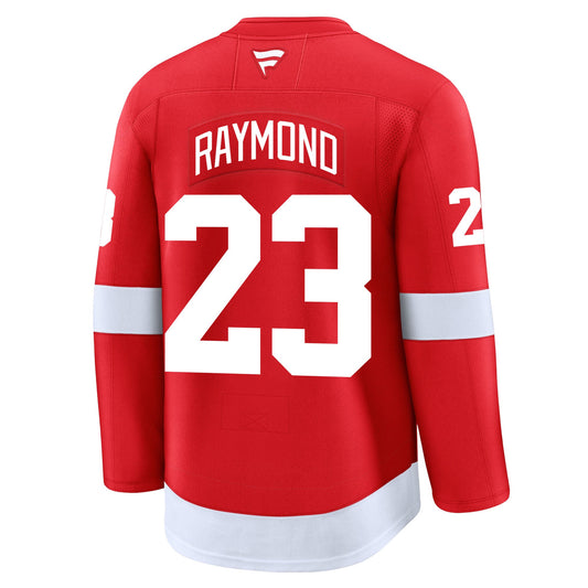 Lucas Raymond Detroit Red Wings Fanatics Premium Home Jersey