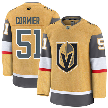 Lukas Cormier Vegas Golden Knights Fanatics Premium Home Jersey