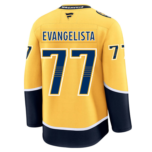 Luke Evangelista Nashville Predators Fanatics Premium Home Jersey