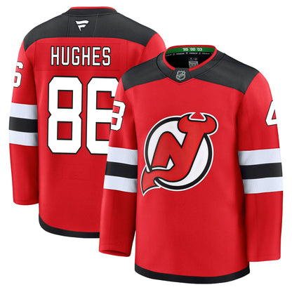 Luke Hughes New Jersey Devils Fanatics Premium Home Jersey