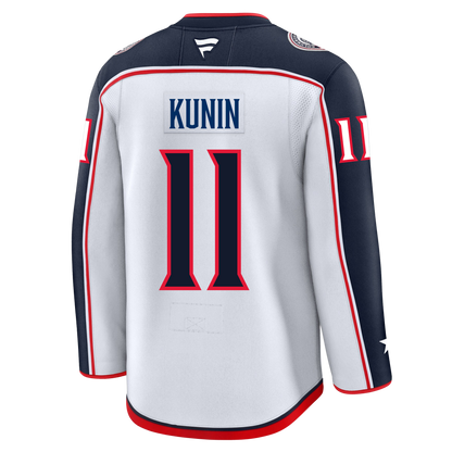 Luke Kunin Columbus Blue Jackets Fanatics Premium Away Jersey