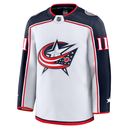 Luke Kunin Columbus Blue Jackets Fanatics Premium Away Jersey
