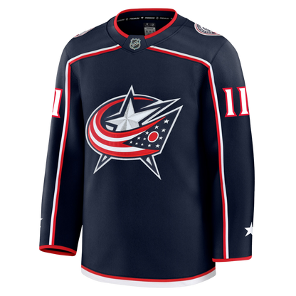 Luke Kunin Columbus Blue Jackets Fanatics Premium Home Jersey