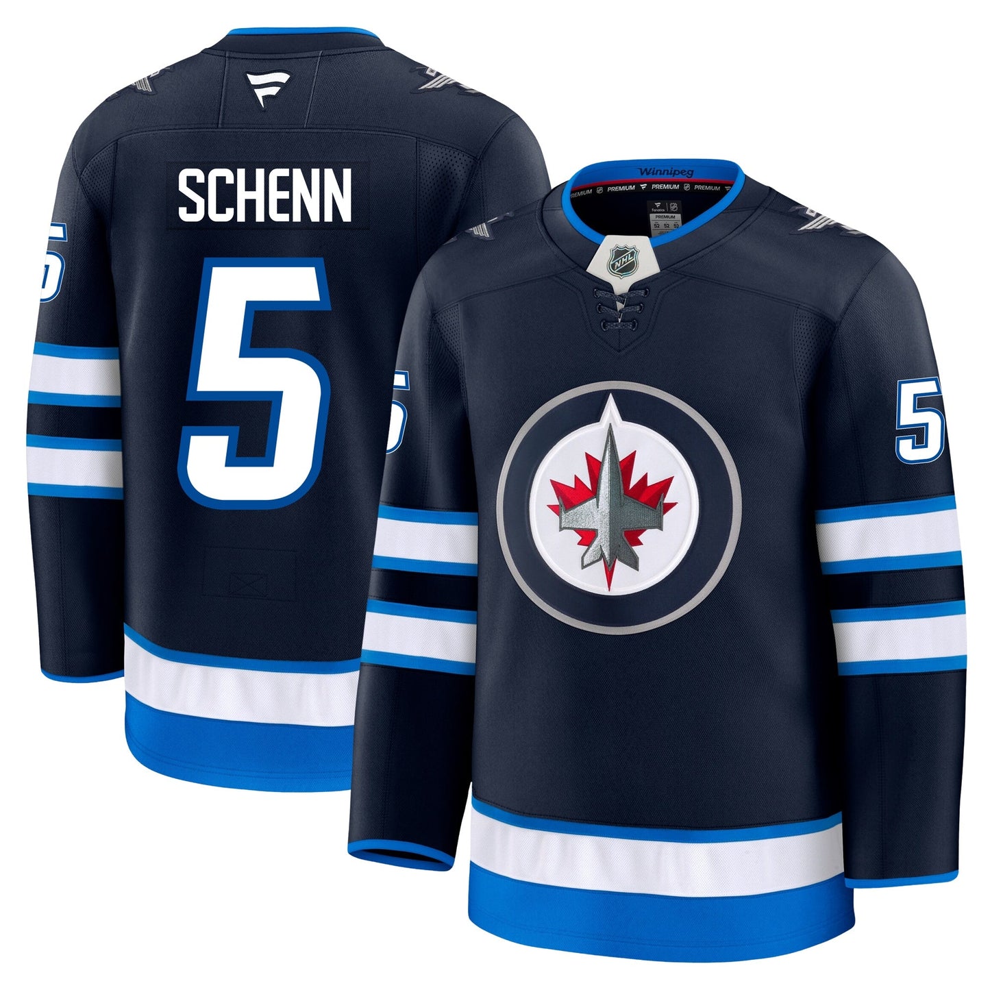 Luke Schenn Winnipeg Jets Fanatics Premium Home Jersey