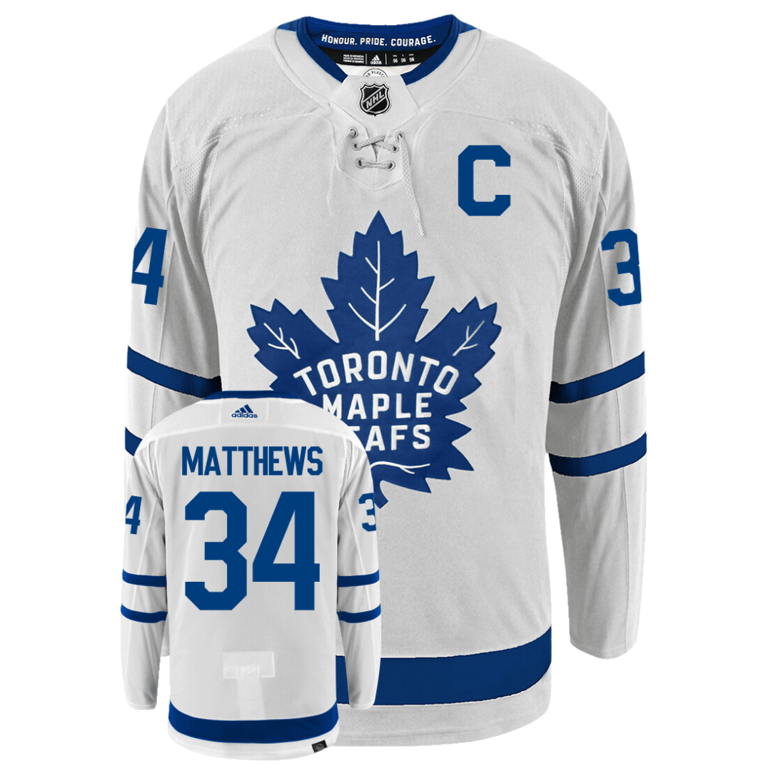 Auston Matthews Toronto Maple Leafs Adidas Primegreen Authentic NHL Hockey Jersey