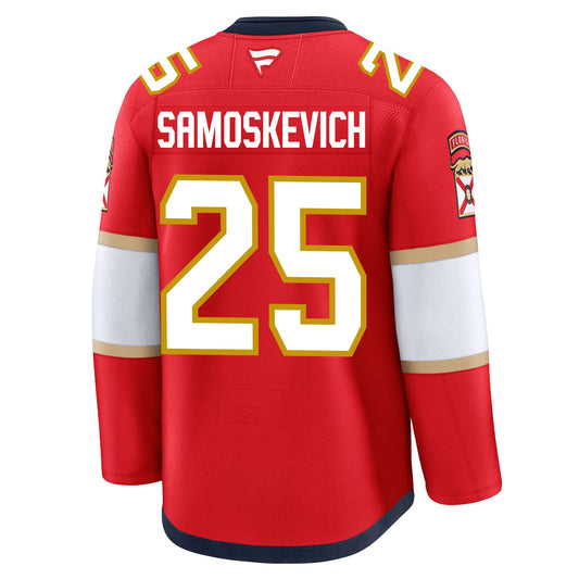 Mackie Samoskevich Florida Panthers Fanatics Premium Home Jersey