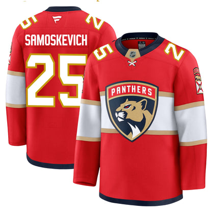 Mackie Samoskevich Florida Panthers Fanatics Premium Home Jersey