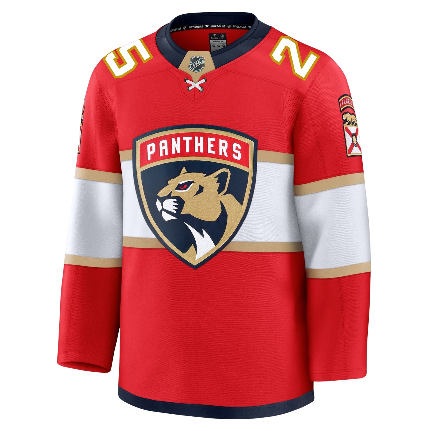 Mackie Samoskevich Florida Panthers Fanatics Premium Home Jersey
