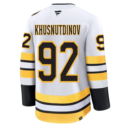 Marat Khusnutdinov Boston Bruins Fanatics Away Premium Jersey