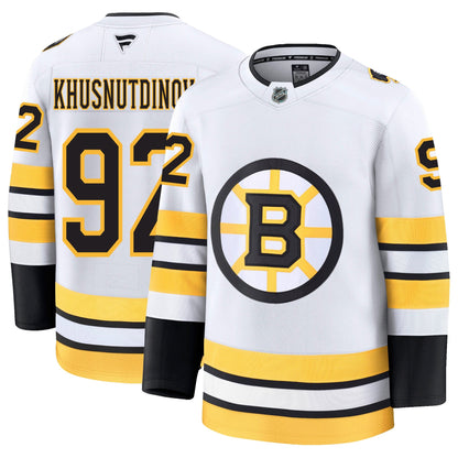 Marat Khusnutdinov Boston Bruins Fanatics Away Premium Jersey