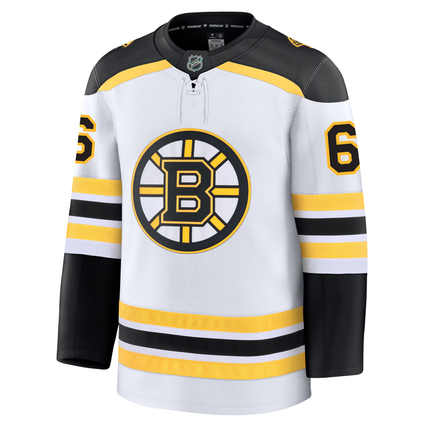 Mason Lohrei Boston Bruins Fanatics Premium Away Jersey