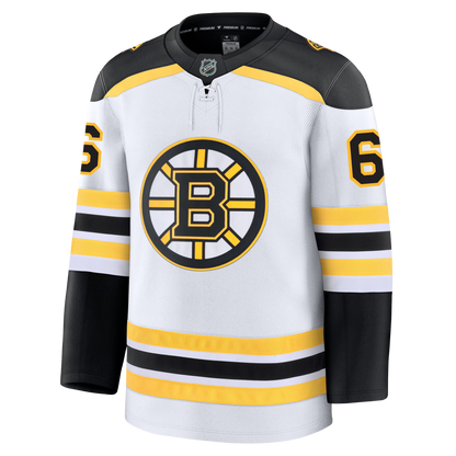 Mason Lohrei Boston Bruins Fanatics Premium Away Jersey
