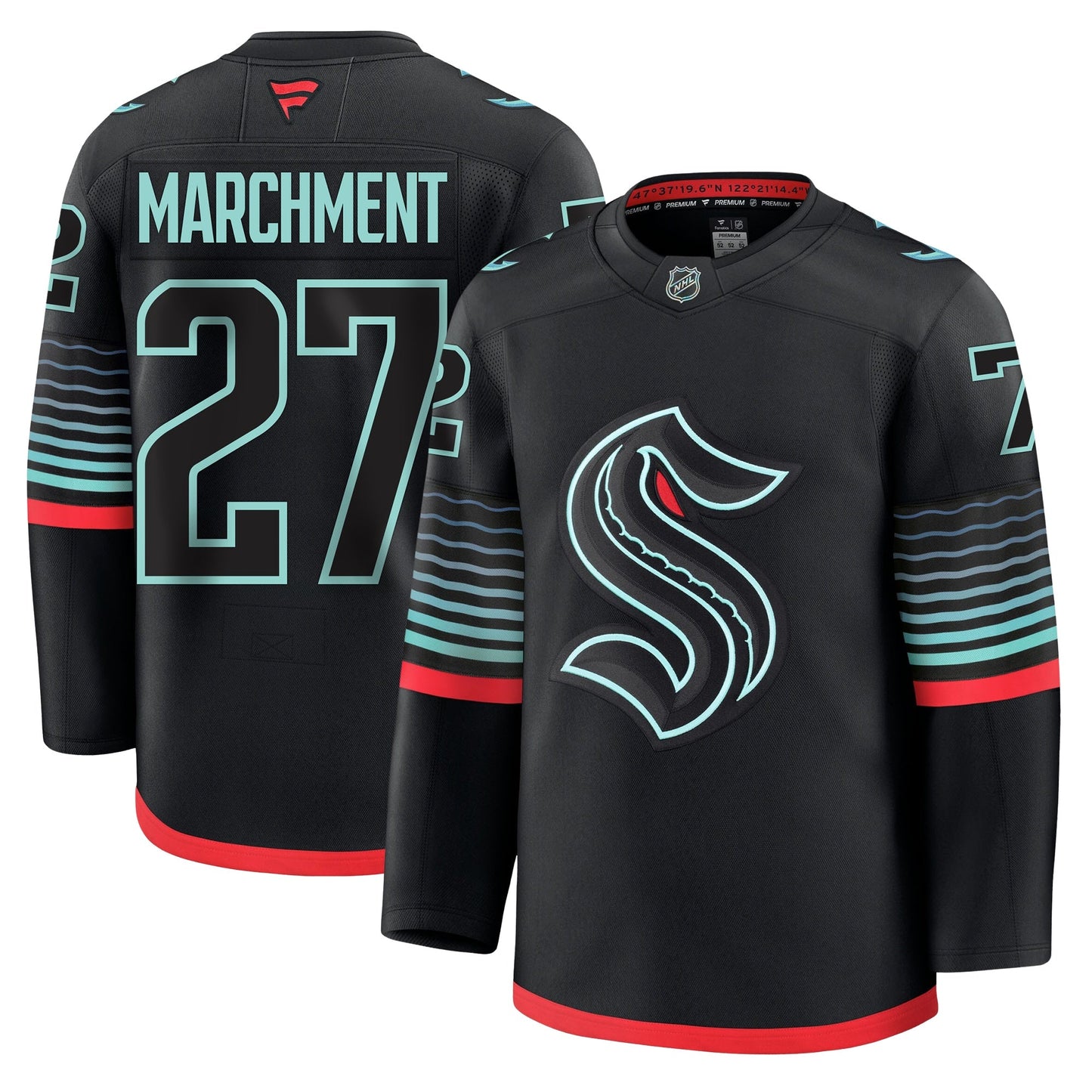 Mason Marchment Seattle Kraken Fanatics Alternate Premium Jersey
