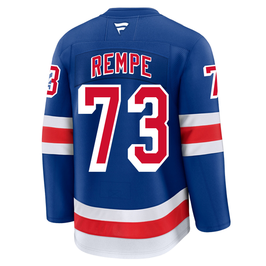 Matt Rempe New York Rangers Fanatics Premium Home Jersey