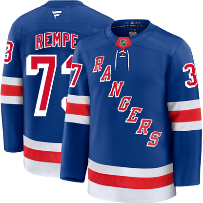 Matt Rempe New York Rangers Fanatics Premium Home Jersey