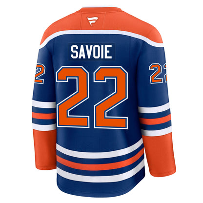 Matt Savoie Edmonton Oilers Fanatics Premium Home Jersey