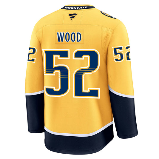 Matthew Wood Nashville Predators Fanatics Premium Home Jersey