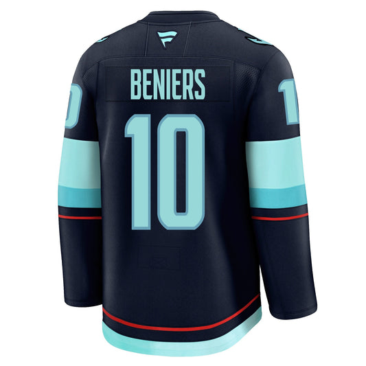 Matty Beniers Seattle Kraken Fanatics Premium Home Jersey