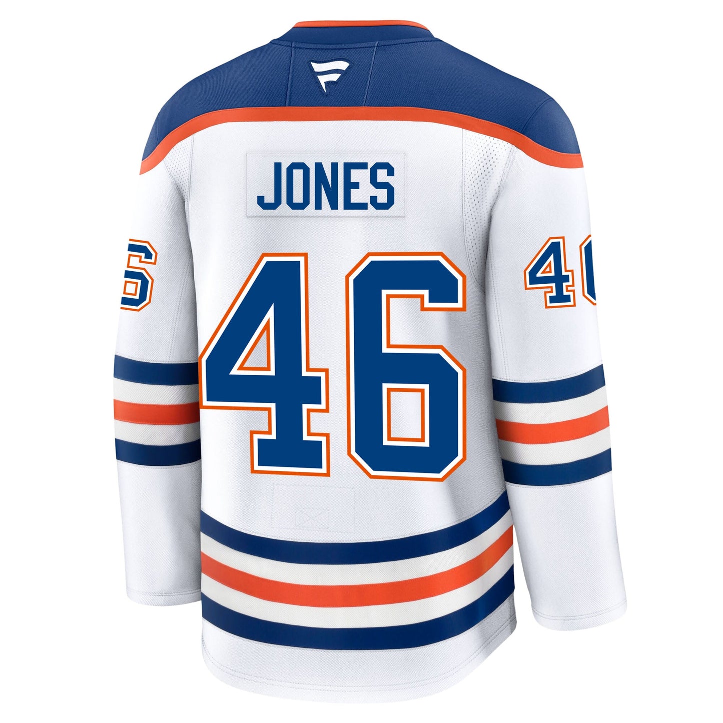 Max Jones Edmonton Oilers Fanatics Premium Away Jersey