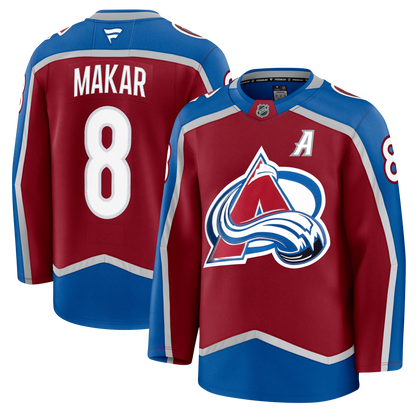 Cale Makar Colorado Avalanche Fanatics Premium Home Jersey