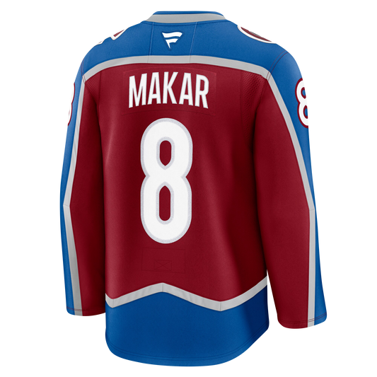 Cale Makar Colorado Avalanche Fanatics Premium Home Jersey