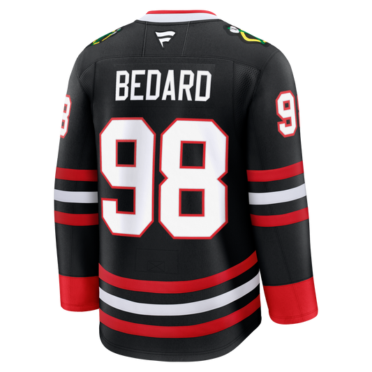Connor Bedard Chicago Blackhawks Fanatics Alternate Premium Jersey