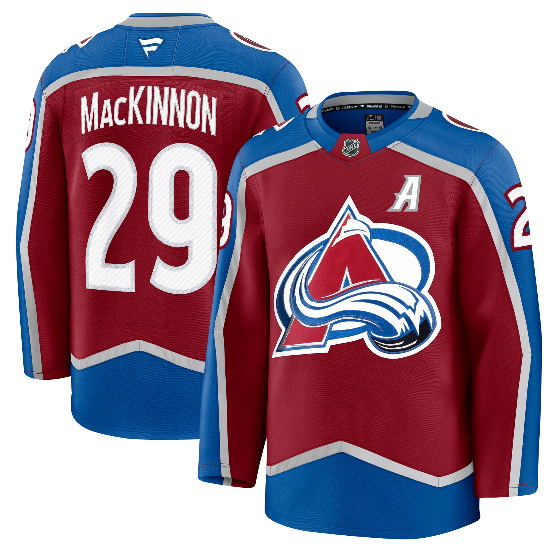Nathan MacKinnon Colorado Avalanche Fanatics Premium Home Jersey Nathan MacKinnon Colorado Avalanche Fanatics Premium Home Jersey