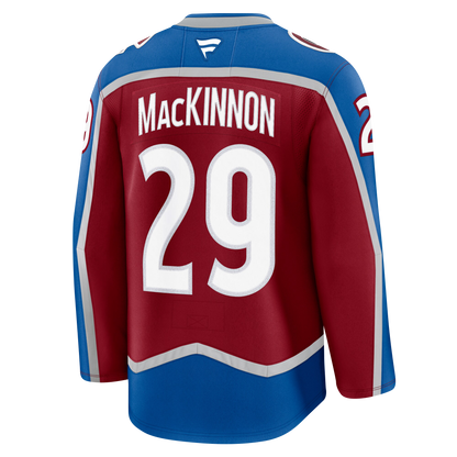 Nathan MacKinnon Colorado Avalanche Fanatics Premium Home Jersey Nathan MacKinnon Colorado Avalanche Fanatics Premium Home Jersey
