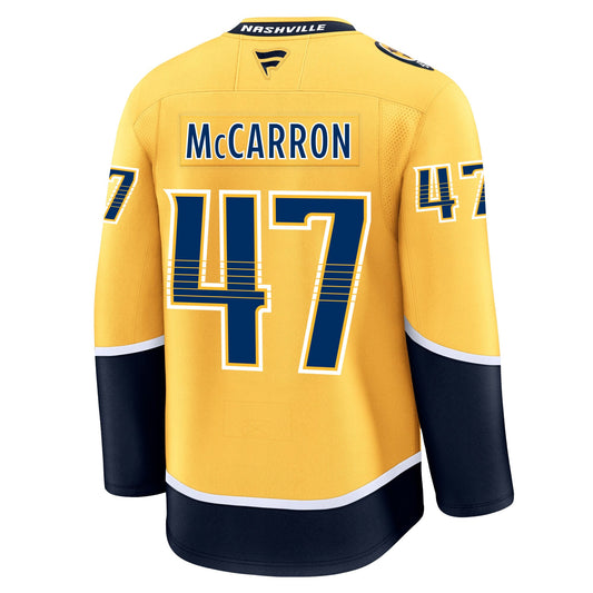 Michael Mccarron Nashville Predators Fanatics Premium Home Jersey