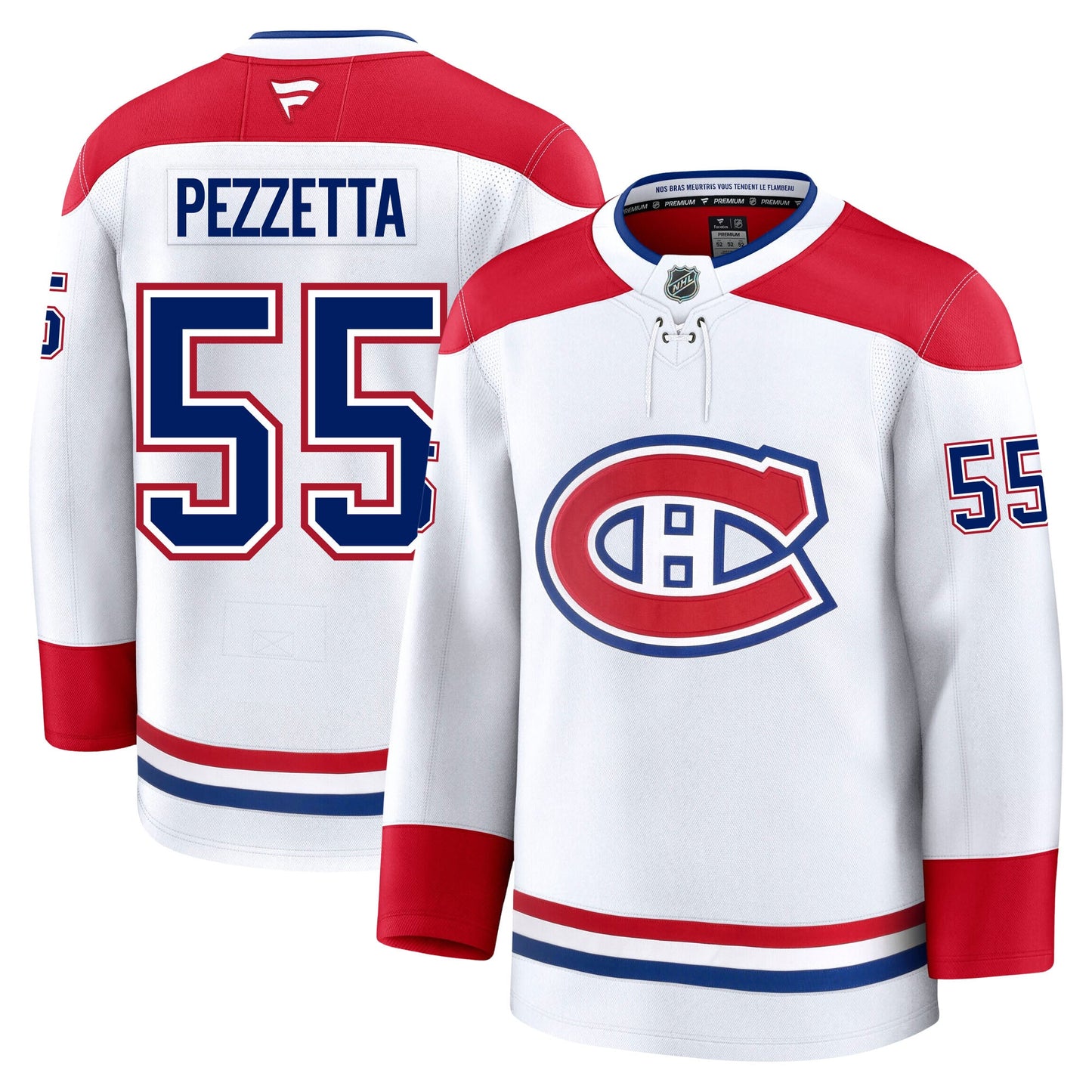 Michael Pezzetta Montreal Canadiens Fanatics Premium Away Jersey