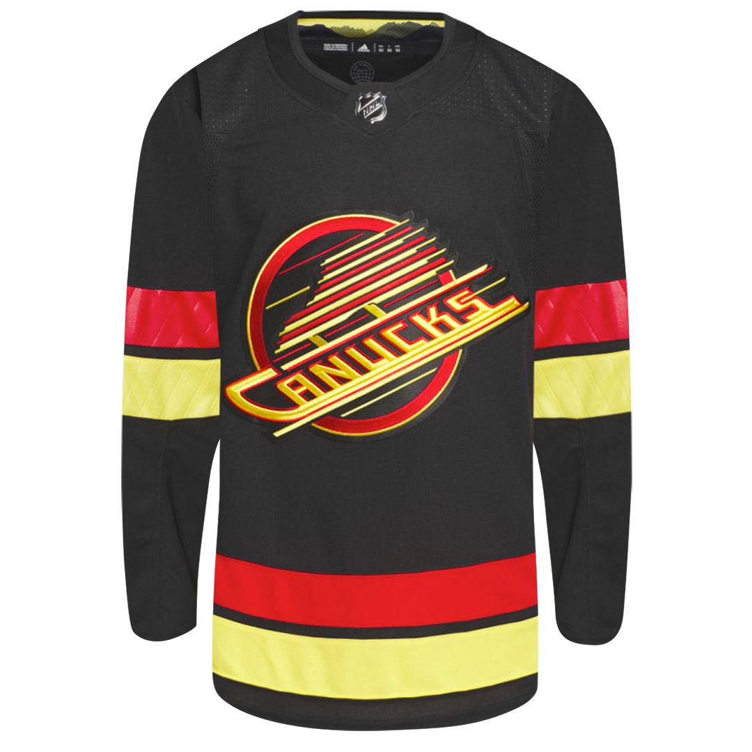 Customizable Vancouver Canucks Adidas Primegreen Authentic NHL Hockey Jersey