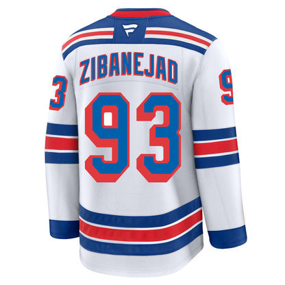 Mika Zibanejad New York Rangers Fanatics Premium Away Jersey