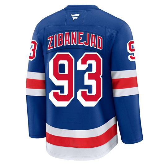 Mika Zibanejad New York Rangers Fanatics Premium Home Jersey