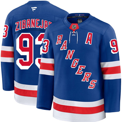 Mika Zibanejad New York Rangers Fanatics Premium Home Jersey